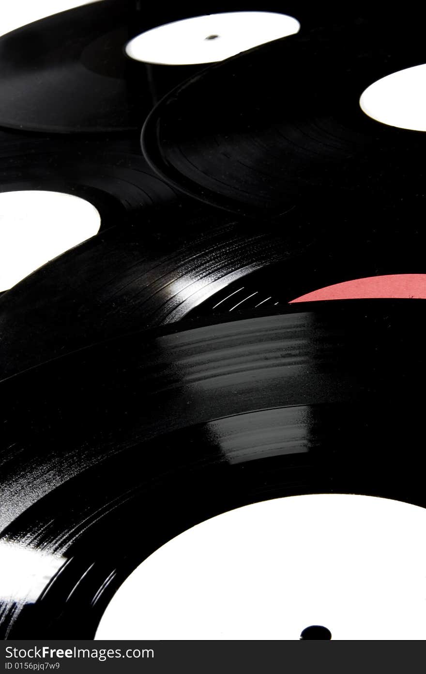 Background of vinyl records