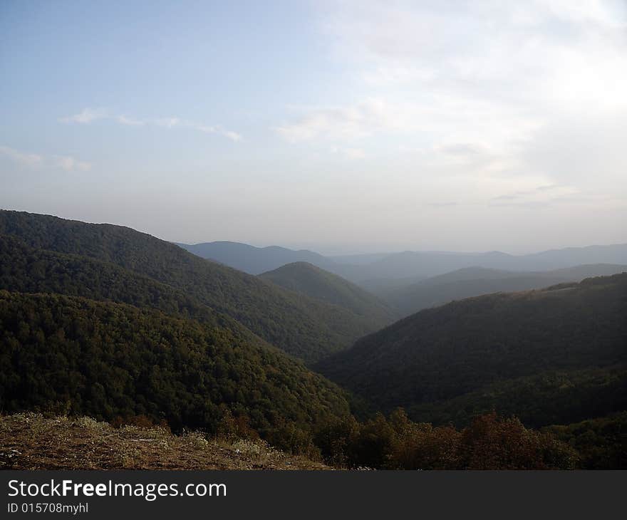 Autumn in mountains