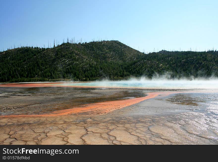 Hot Basin with Geysers