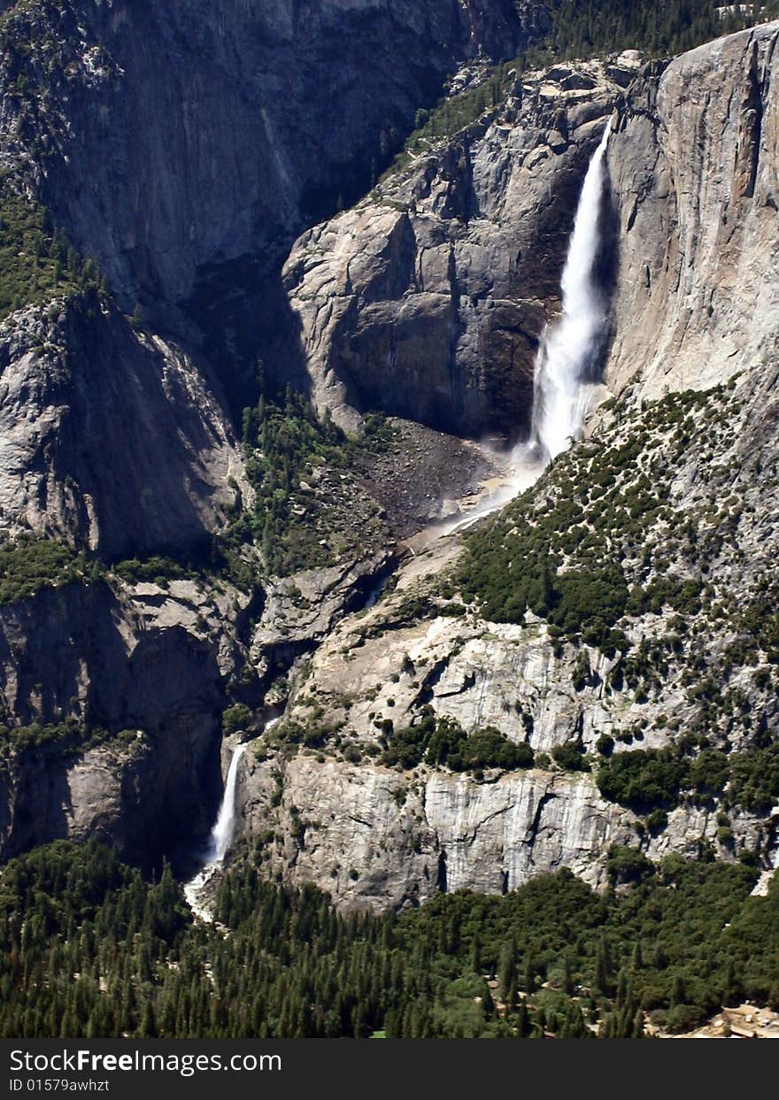 Upper & Lower Falls, Yosemite