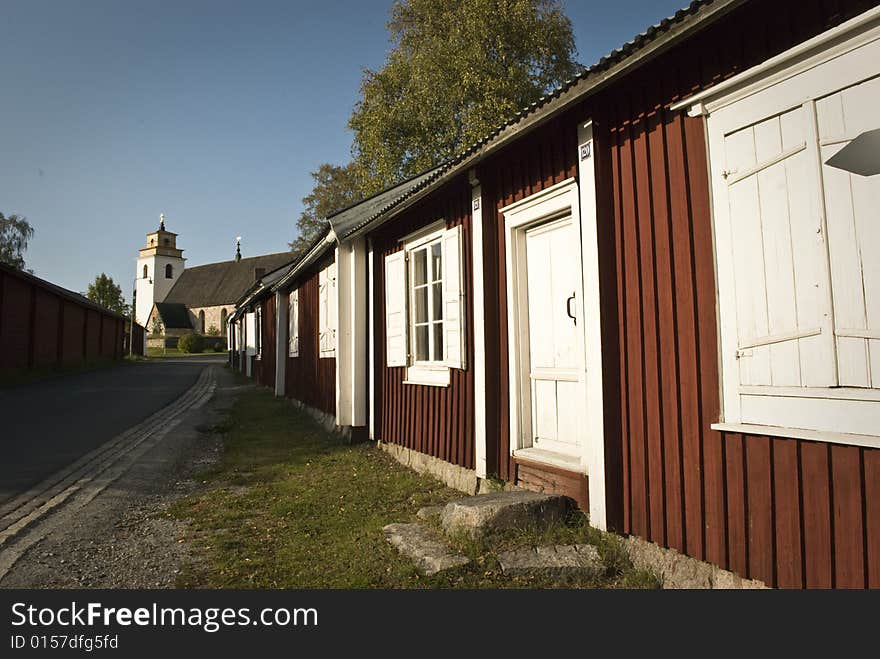 The church town of lulea, Sweden