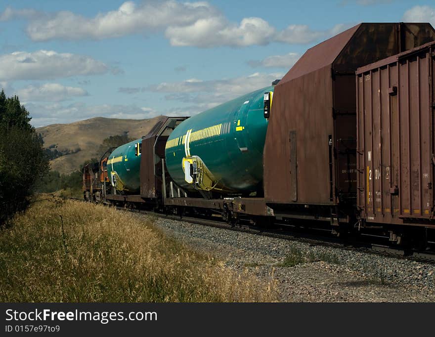 Aircraft Fuselage body being transported