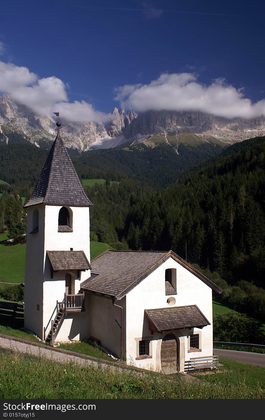 Church in the Dolomites