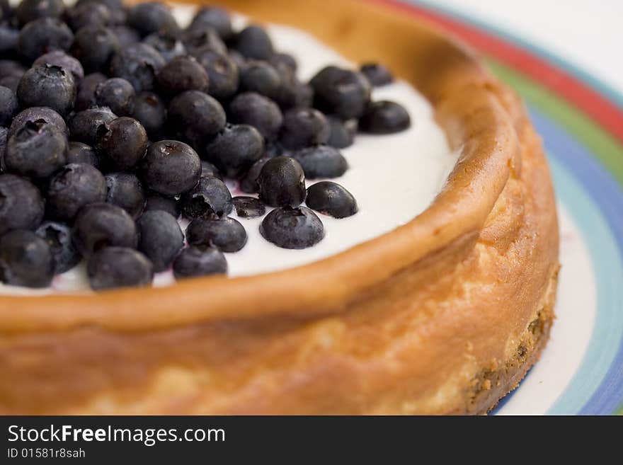 Homemade Blueberry Cheesecake