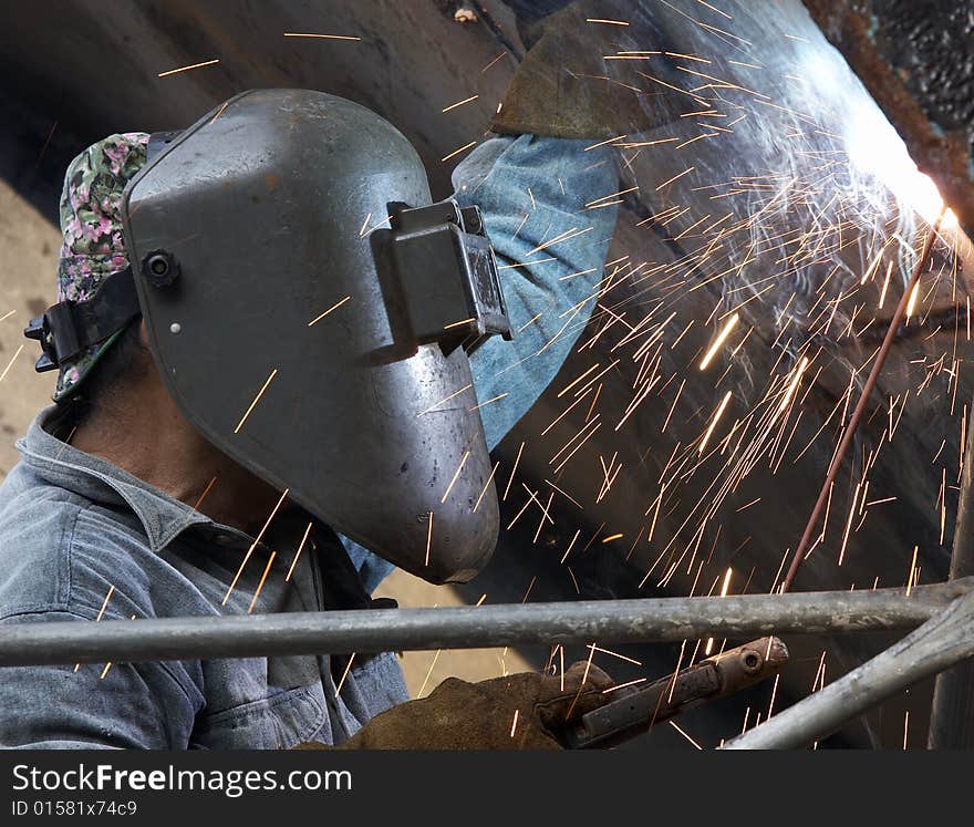 Welder man