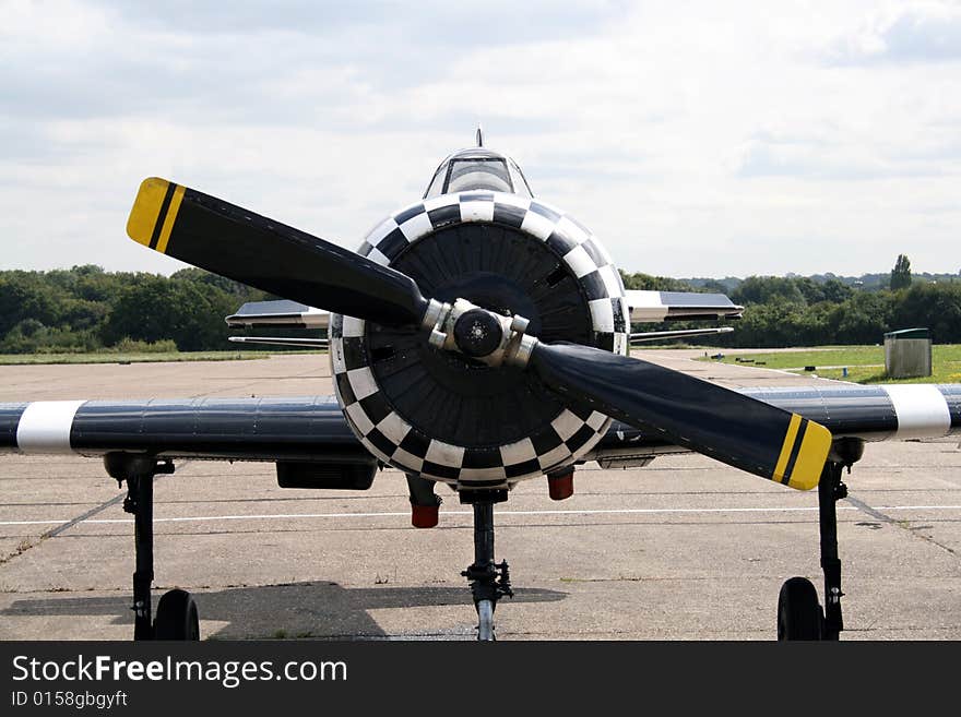 Yak 52 called Norbert at Biggin Hill