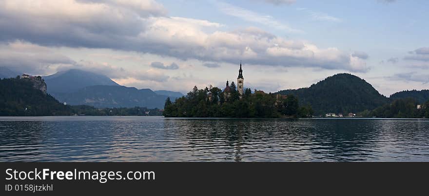 Twilight on Bled