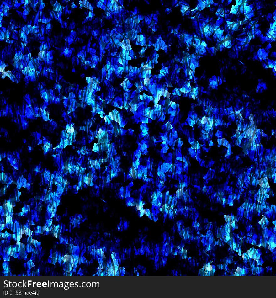 Dark blue abstract wallpaper with tiny cyan fragments