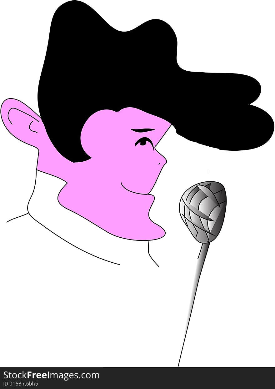 Cartoon Singer