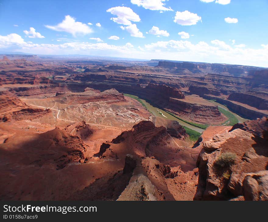 Grand View Point at Canyonlands National Park In Utah