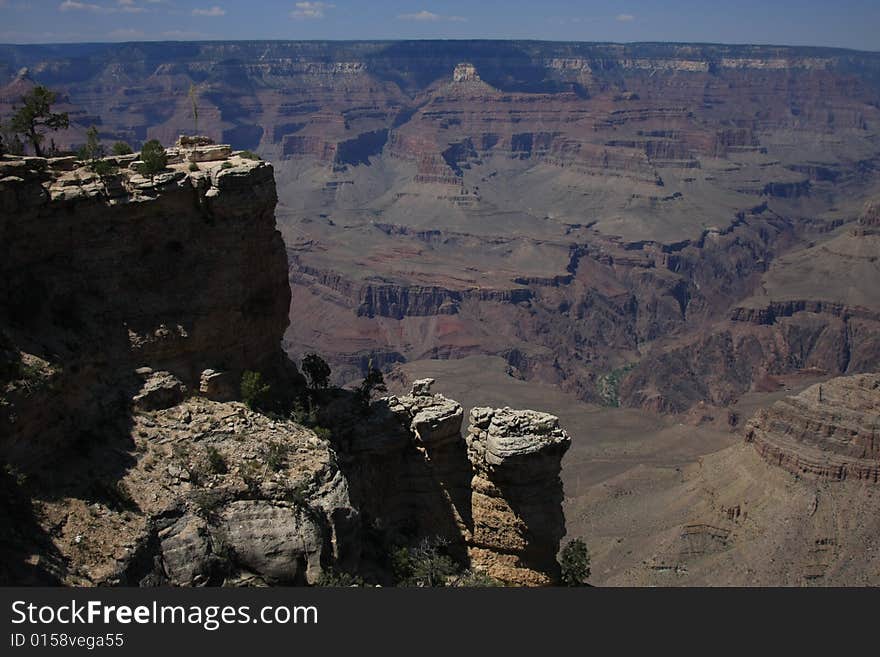 South Rim At Grand Canyon