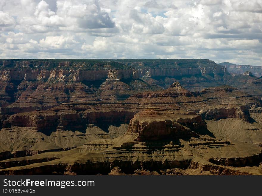 South Rim At Grand Canyon