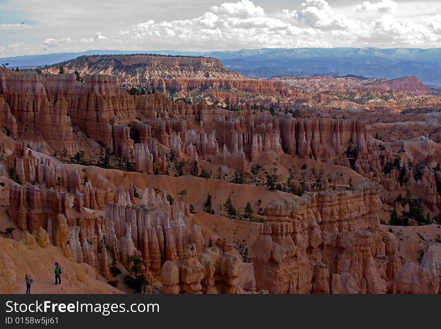 Sunset view point at Bryce Canyon National Park in Bryce, Utah