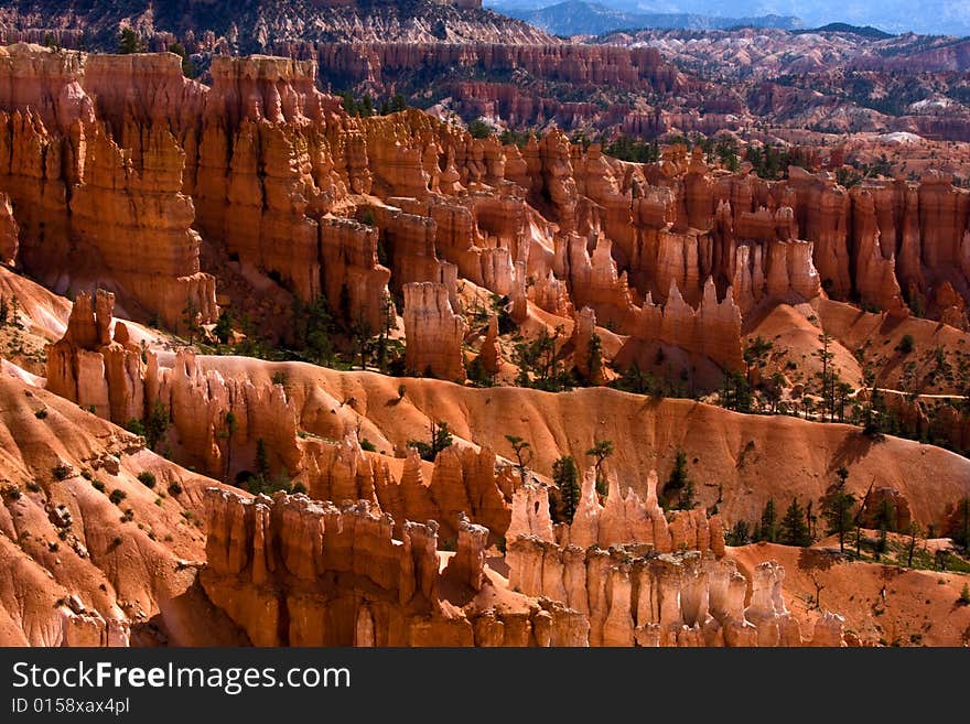 Sunset point at Bryce Canyon National Park in Bryce, Utah