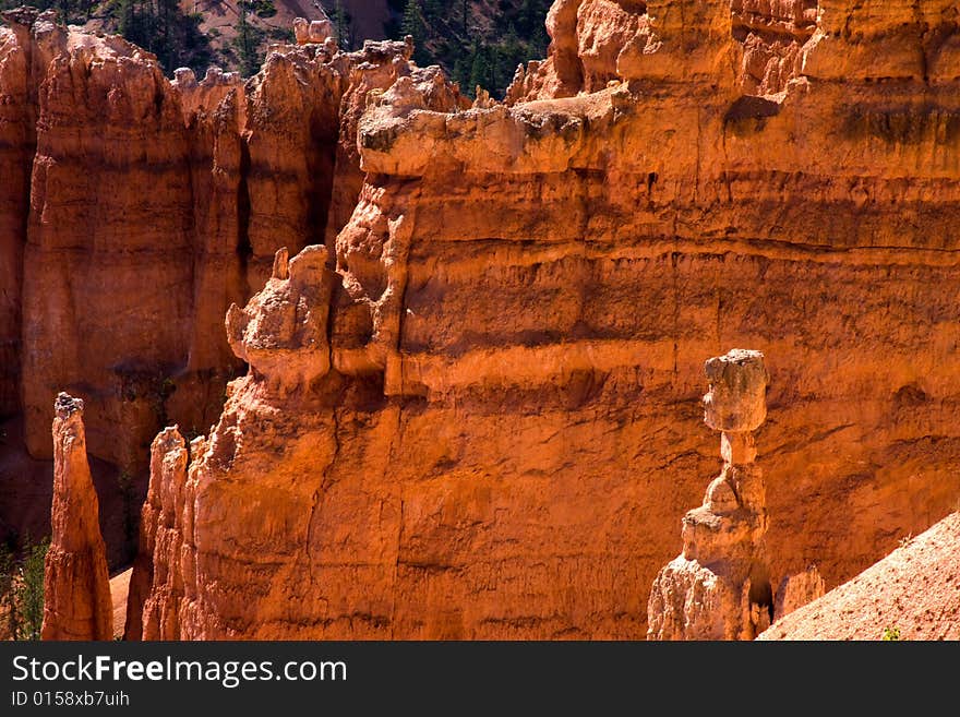 View point at Bryce Canyon National Park in Bryce, Utah