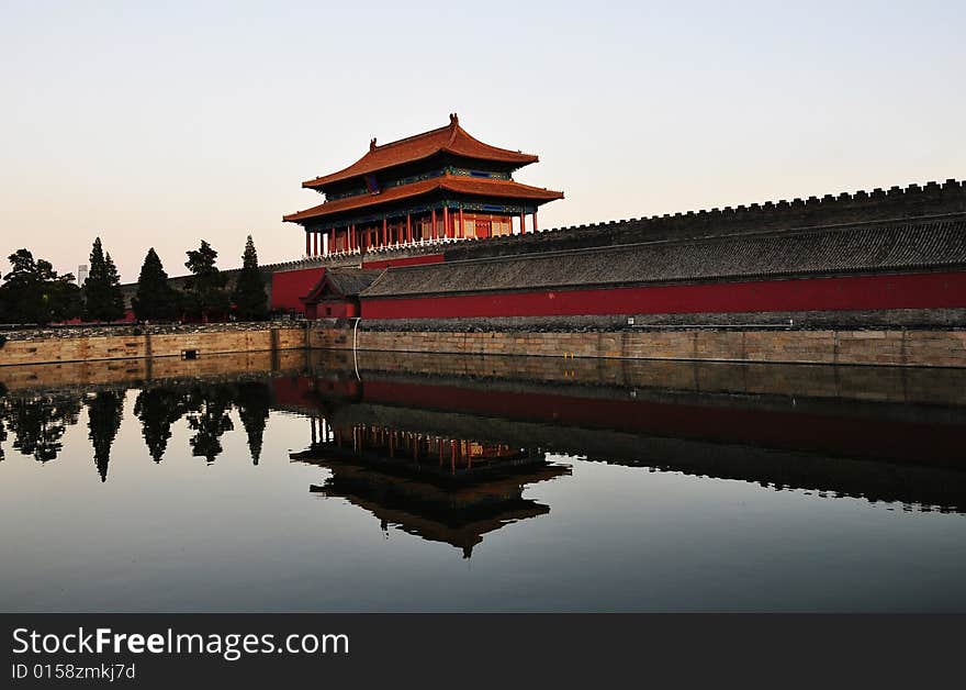 Ancient Chinese building, forbidden city