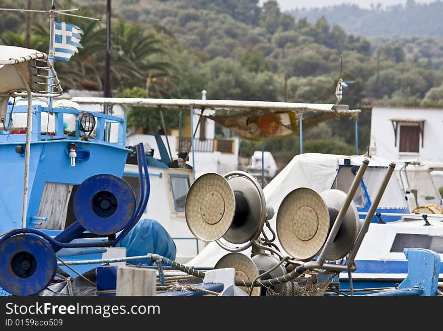 Old traditional fishing boat