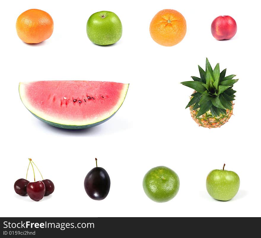 Set  Of  Fruits