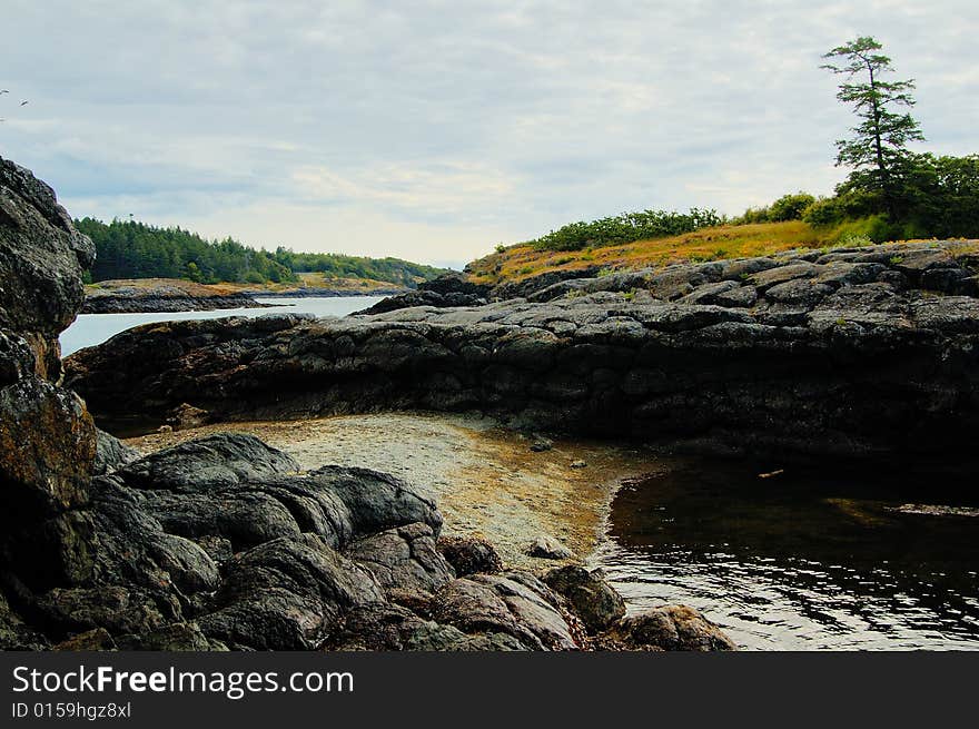 Rocky coast