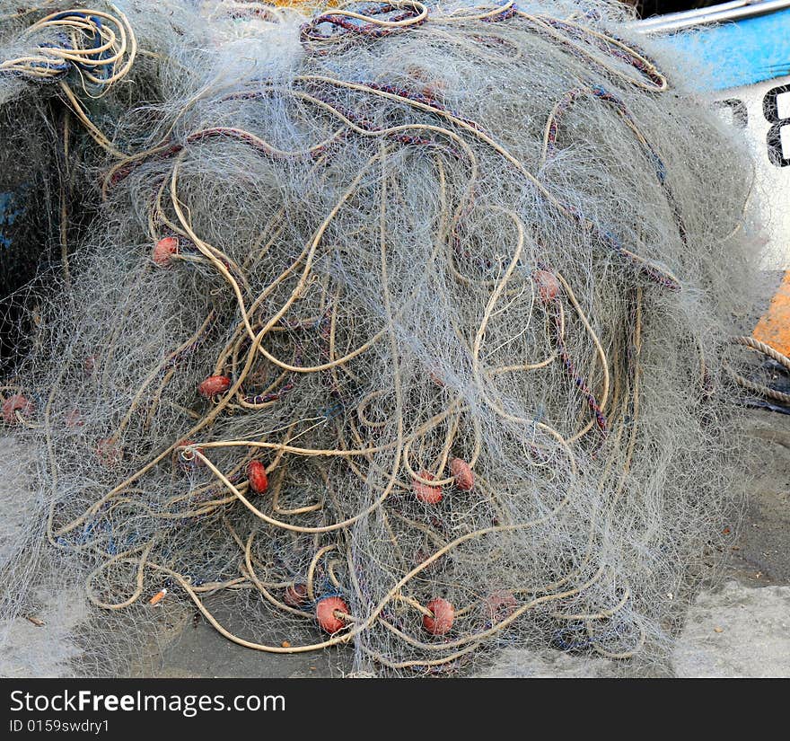 A fishing net