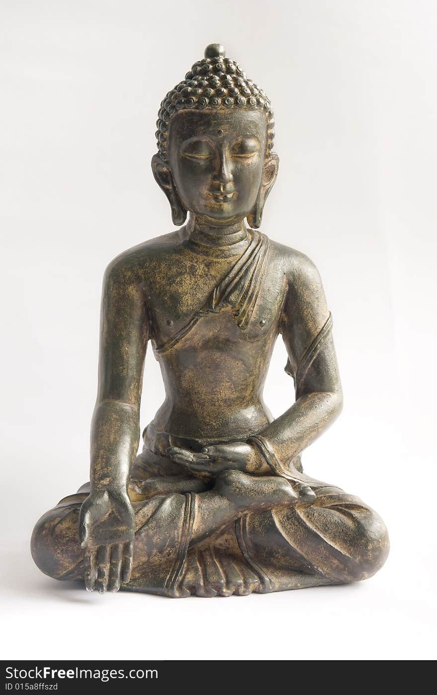 Carved Wooden Thai Buddha