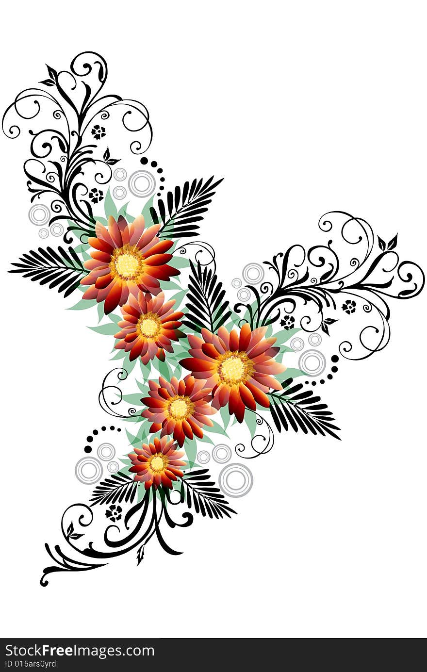 Floral border