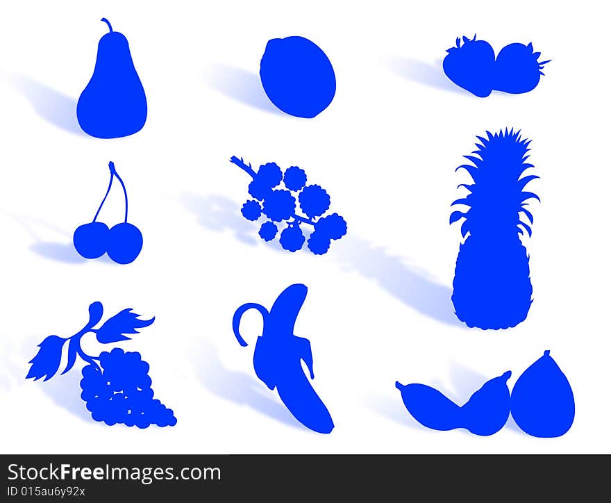 Fruit silhouette