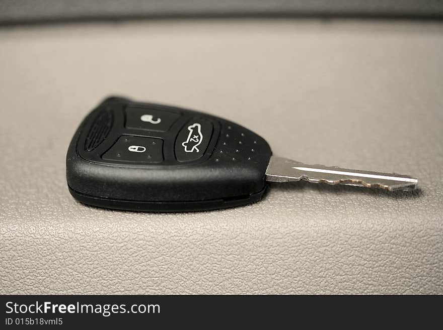 Perfect car key - close up