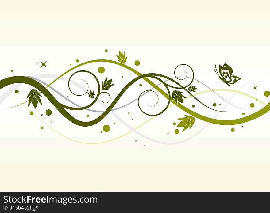 Abstract background design, vector illustration