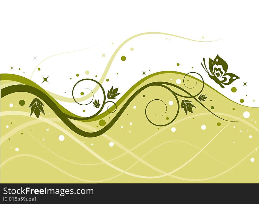 Abstract background design, vector illustration