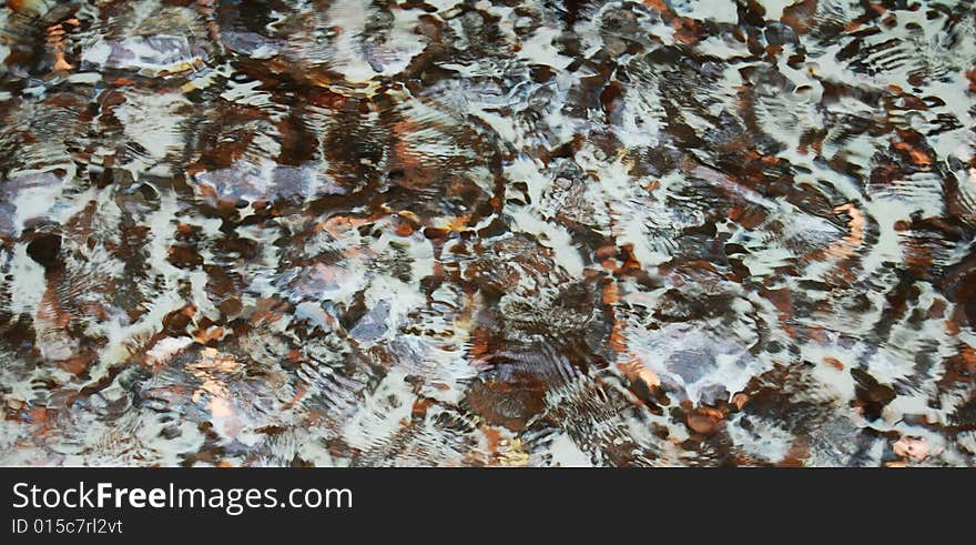 Coins in a fountain