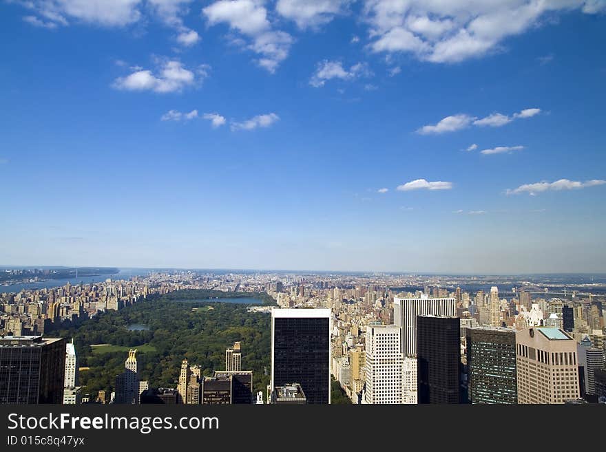 Aerial View of Central Park