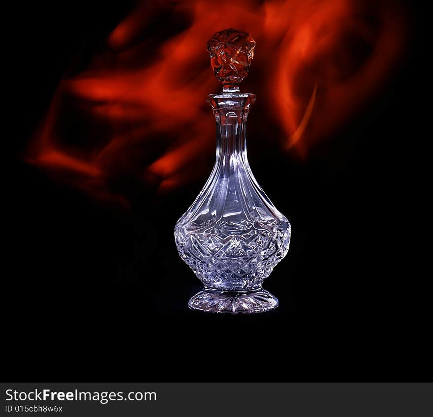 Decanter with light