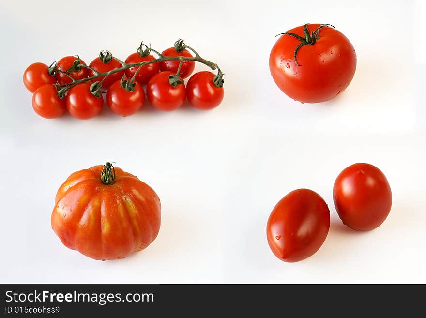 4 kinds of tomatoes