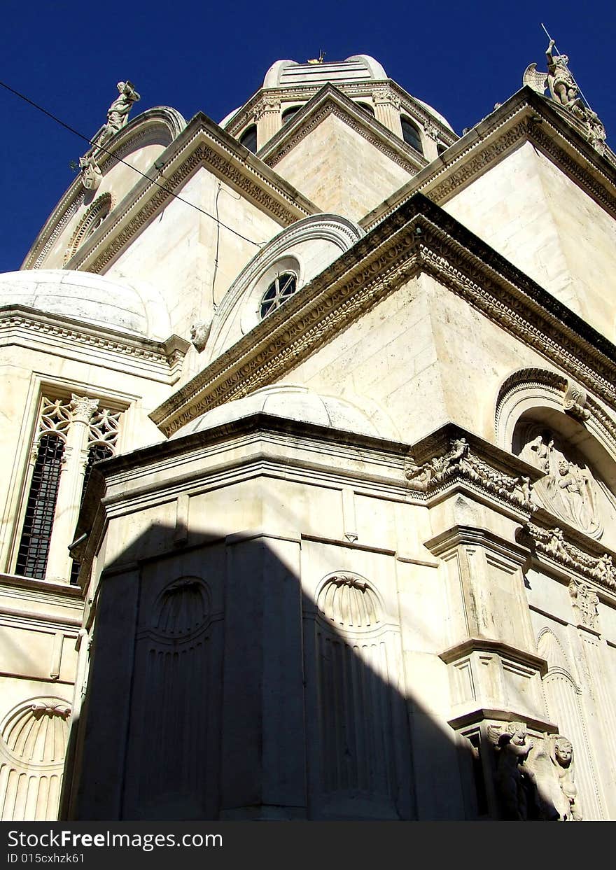 Photo from downtown of the Sibenik city in Croatia. Photo from downtown of the Sibenik city in Croatia.