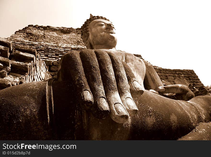 Buddha image, Thailand, Sukhothai: Historical park