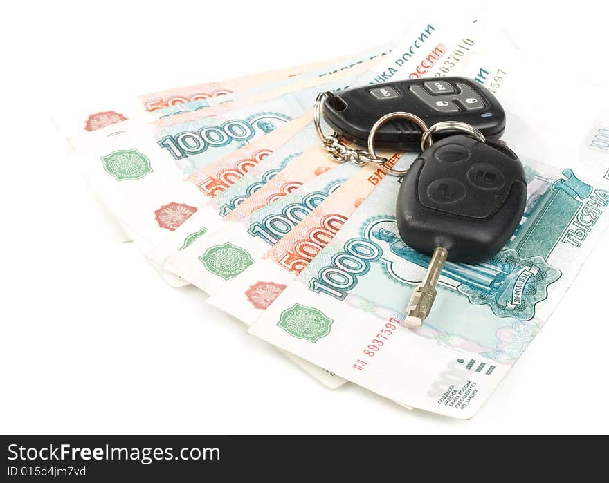 Car keys and money