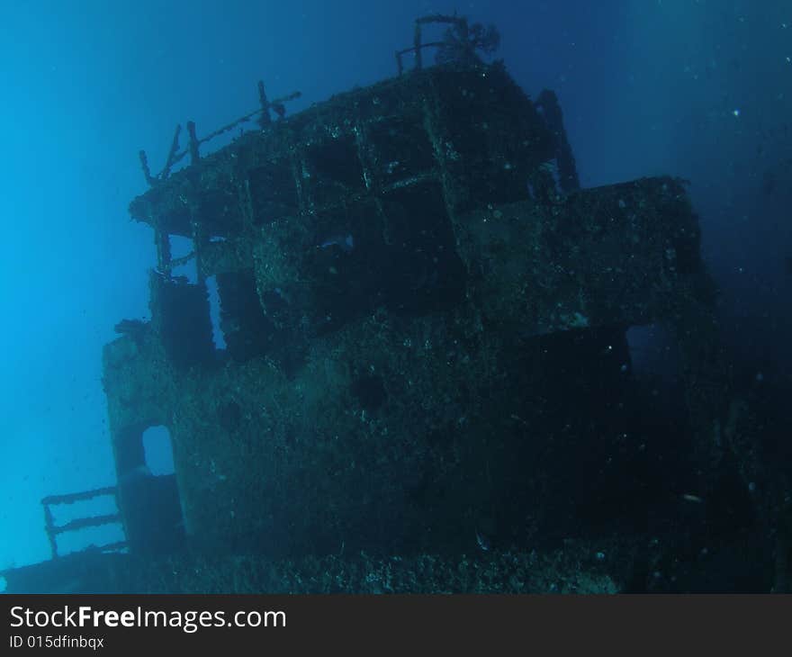 This is the United Caribbean at about 65 feet in Pompano beach, Florida. This is the United Caribbean at about 65 feet in Pompano beach, Florida