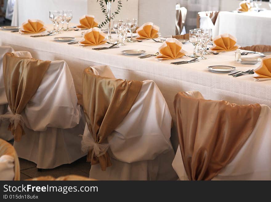 Many chairs in a ballroom for weddings