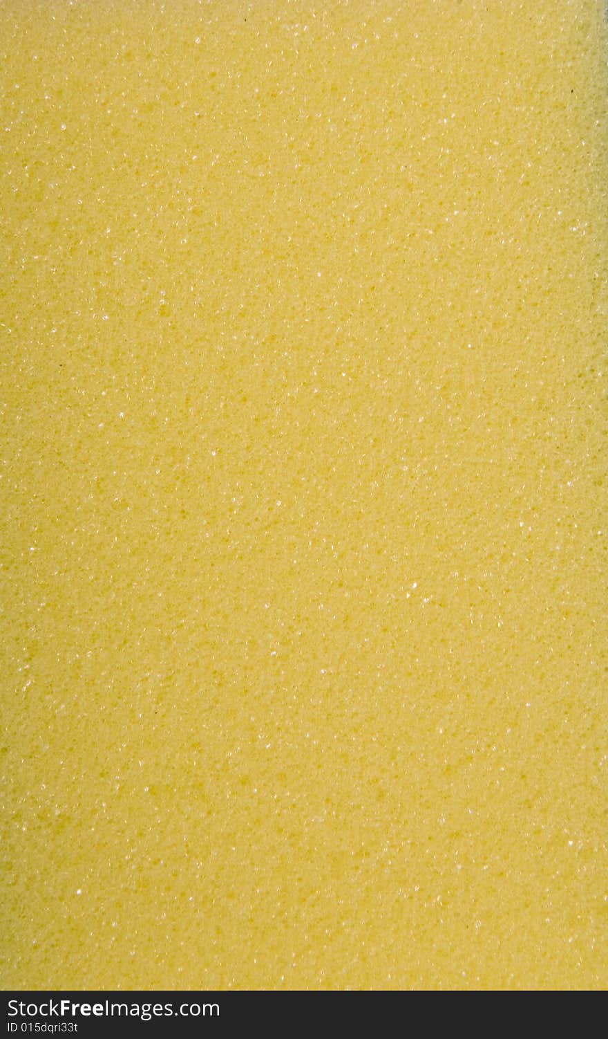 Textured yellow sponge