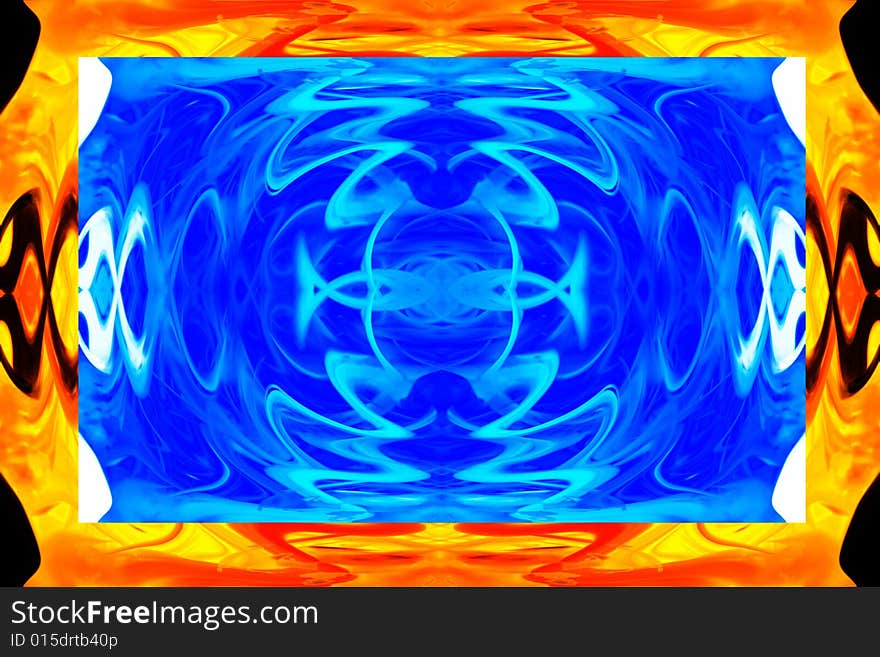 Varicoloured abstract background scene with patterns. Varicoloured abstract background scene with patterns