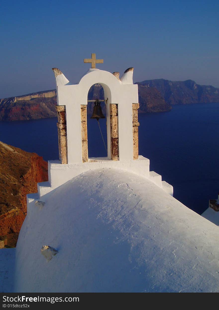 Bell tower - Santorini