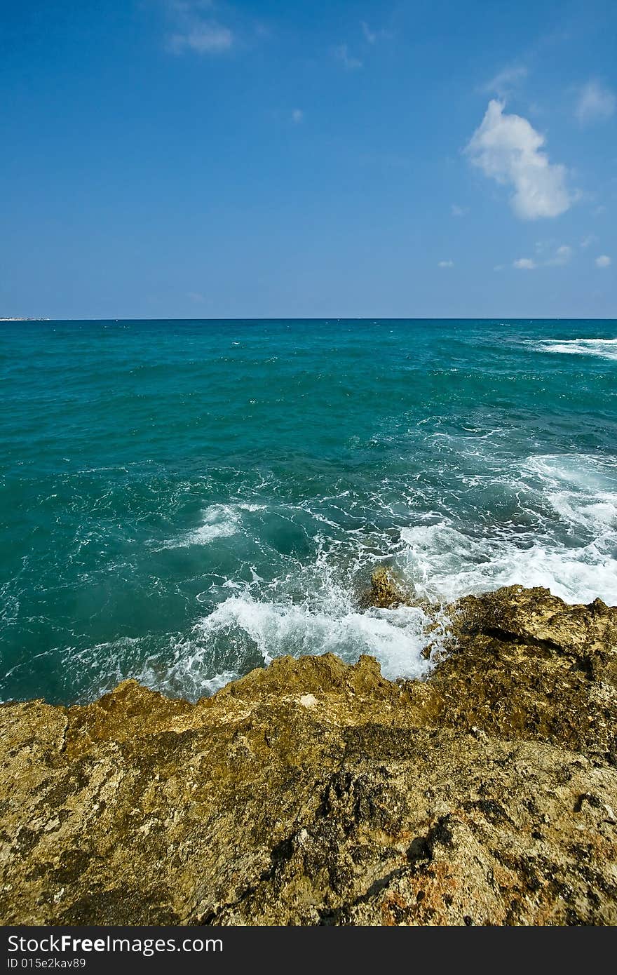 Dream Sea With Rocks On Crete