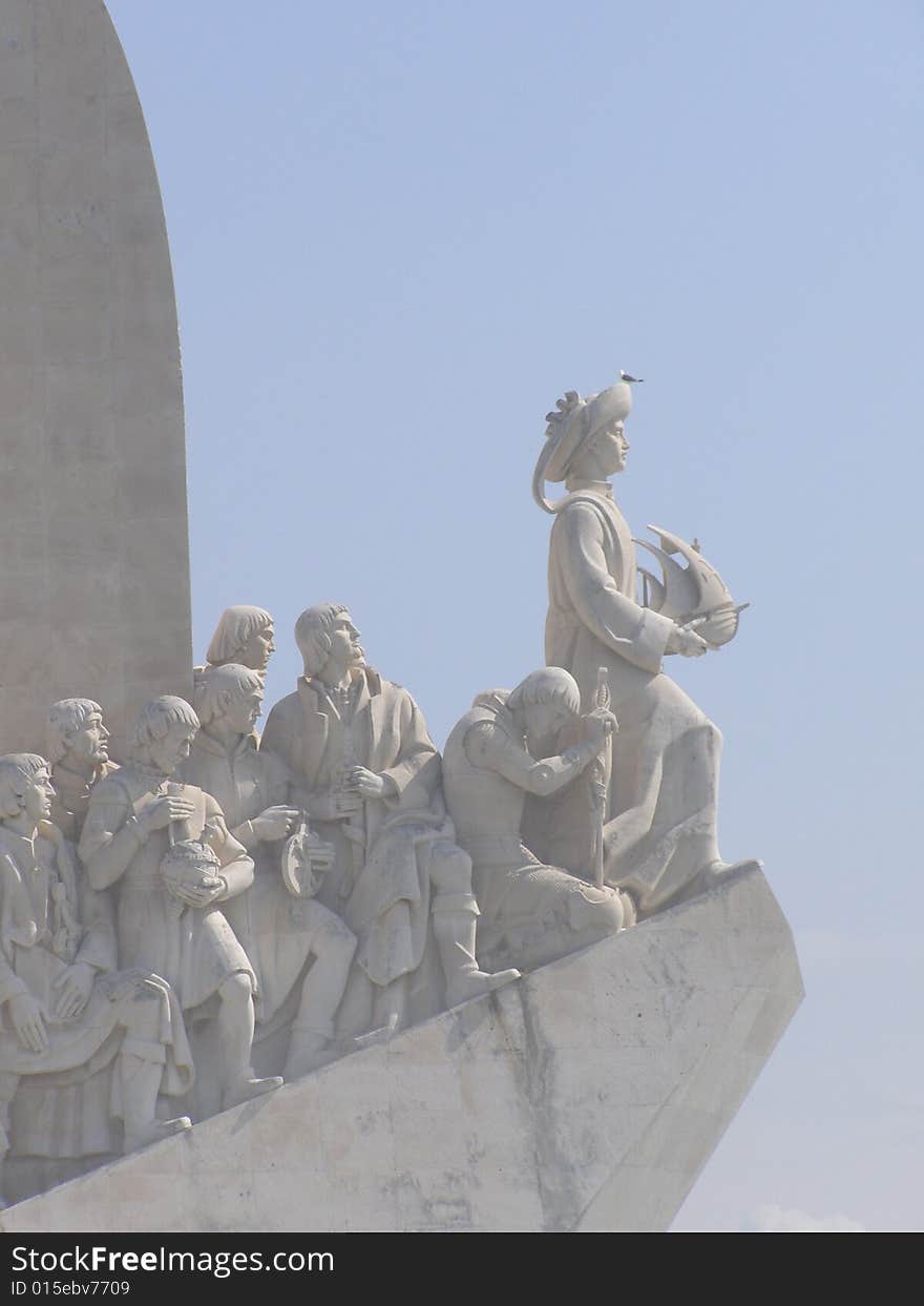 Lisbon Discoveries Monument in Mist