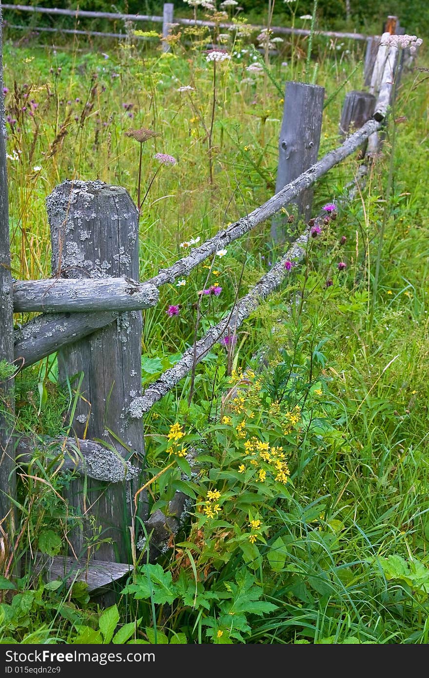 North land country landscape in Russia. North land country landscape in Russia