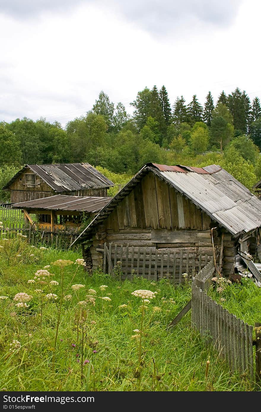 North land country landscape in Russia. North land country landscape in Russia