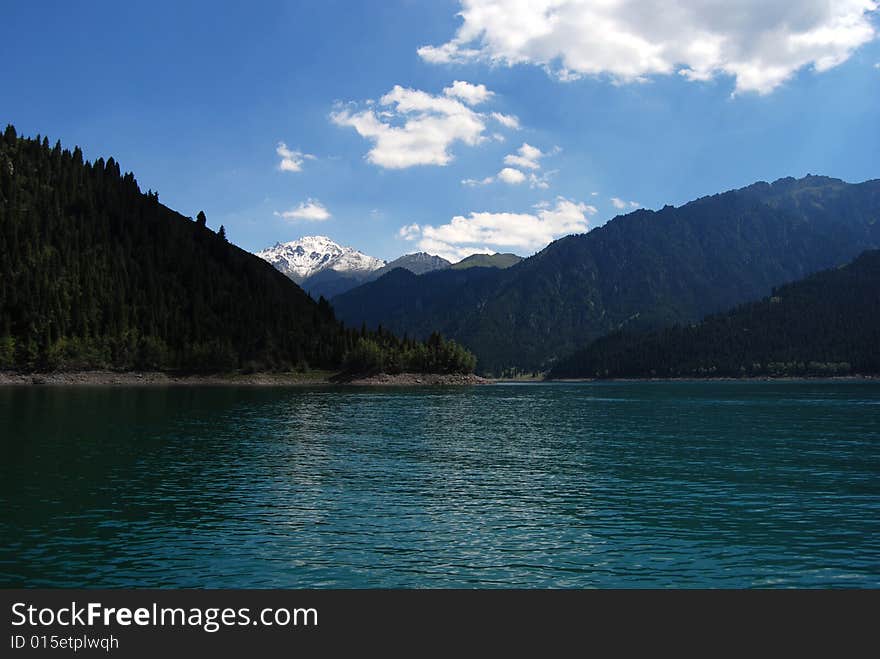 High altitude lake