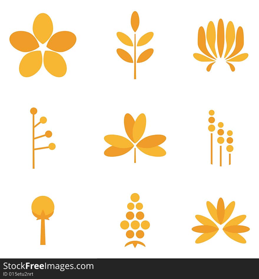 Floral elements