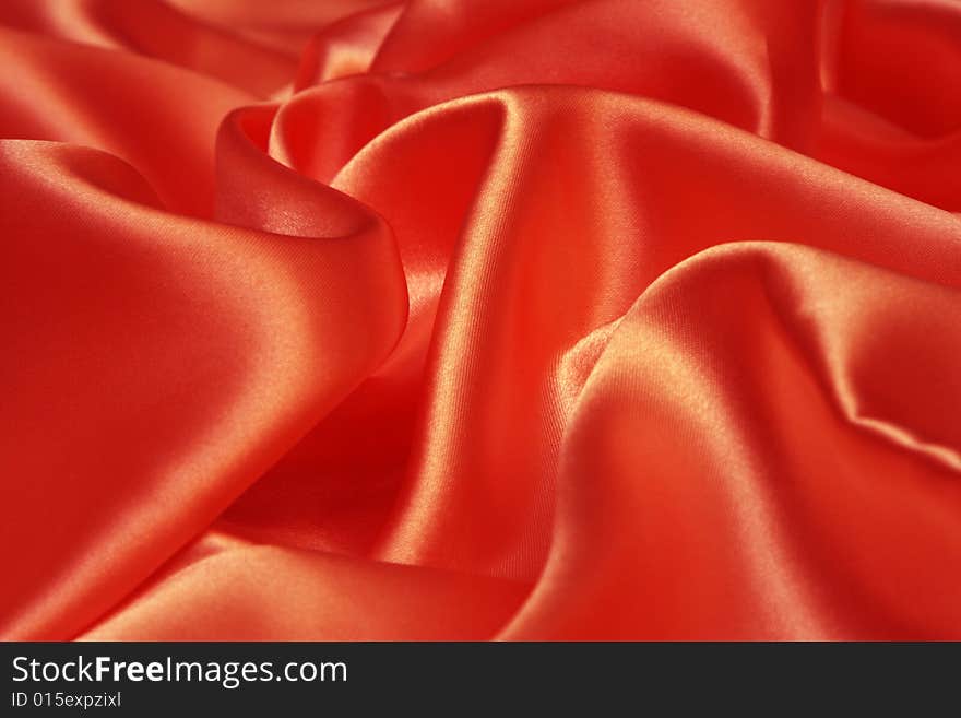 Red silk