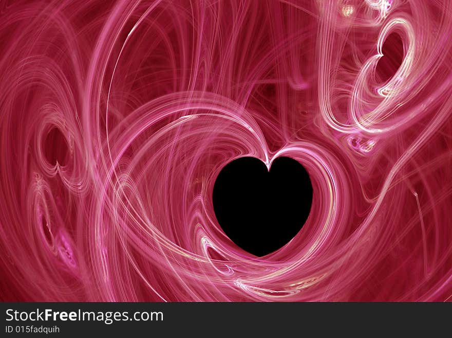 Abstract Heart Fractal